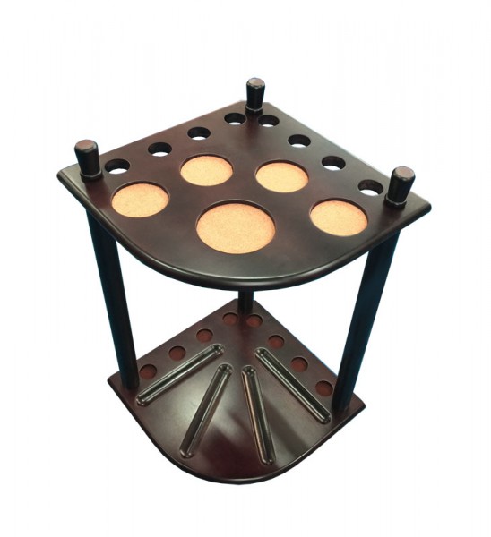 Billiard corner rack for 8 cues