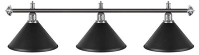 Billiard lamps - cone shaped, black