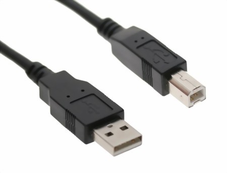 USB cable A-B 1m